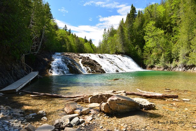 Rivière-aux-Émeraudes (Portage), Percé 