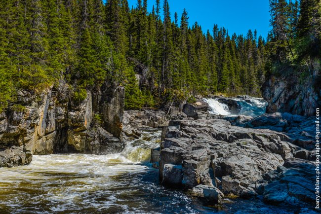 Chutes Sanctuaire, Sanctuary Falls, Grande Cascapédia